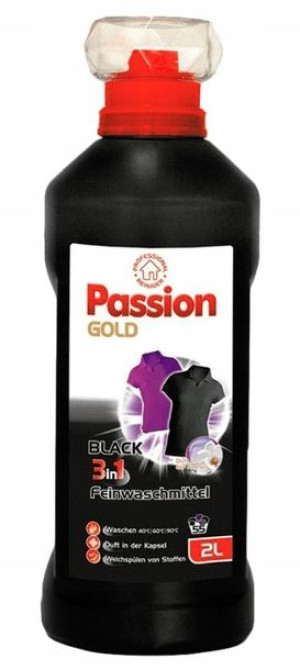 PASSION GOLD 3in1 BLACK Żel do prania 2L