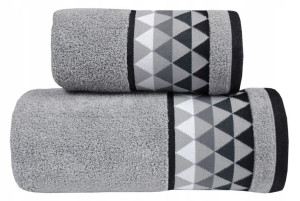 Ręcznik Men Way 70x140 Popiel Greno Mikrobawełna