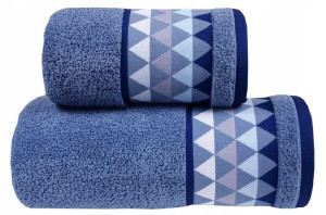 Ręcznik Men Way 50x90 Denim Greno Mikrobawełna