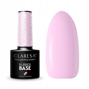 Claresa BAZA RUBBER kauczukowa base lila róż 14