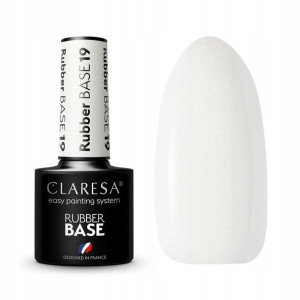 Claresa BAZA RUBBER kauczukowa drobinki biała 19