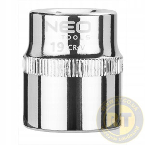 NEO TOOLS Nasadka 3/8" 6-k. 19mm.