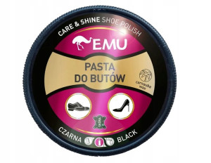 EMU Pasta do butów w puszce CZARNA 50ml