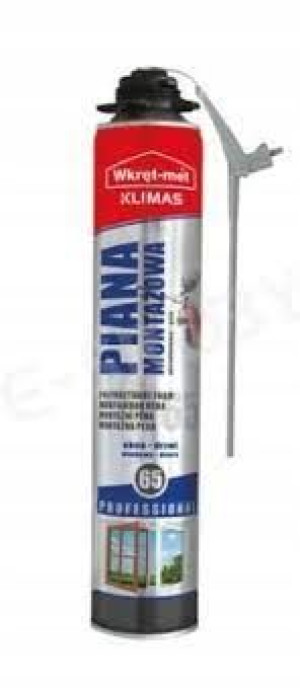Pianka montażowa poliuretanowa profesional 880ml
