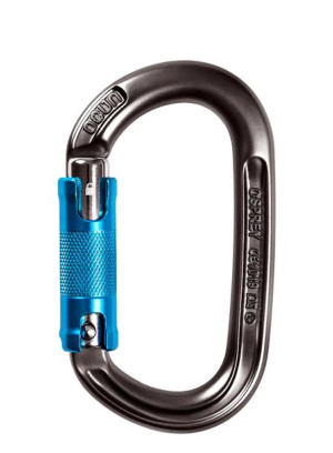 Karabinek Osprey Triple - anthracite/blue Ocun