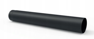 Rura Kominowa Do Kozy Koza Fi 120mm Czarna 1m