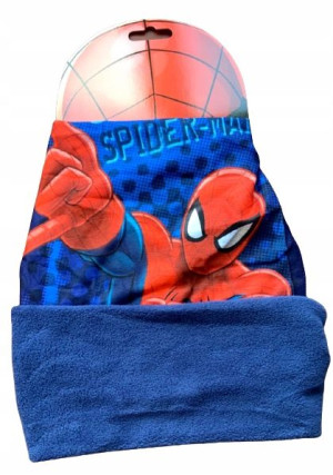 Komin Dziecięcy Szalik Ciepły Spiderman
