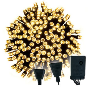 Lampki Choinkowe 300 Led Białe Ciepłe 22m Programator