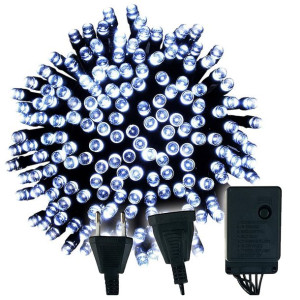 Lampki Choinkowe 500 Led Białe Zimne 35m Programator Łączenie