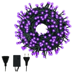 Lampki Choinkowe 500 Led Fioletowe 20m Programator Łączenie