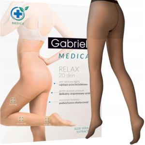 GABRIELLA RAJSTOPY RELAX r.3 nero przeciwżylakowe