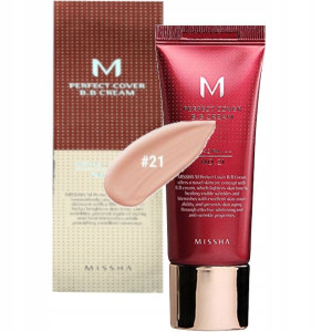 MISSHA M PERFECT COVER BB KREM 21 light beige 20ml