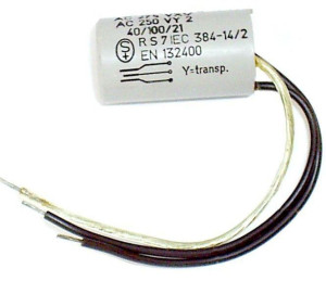 KONDENSATOR przeciwzakłóceniowy 0.047uF + 2x27nF