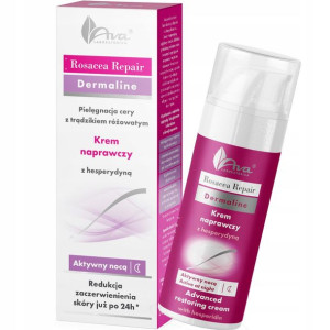 AVA ROSACEA REPAIR KREM NA NOC trądzik różowawy