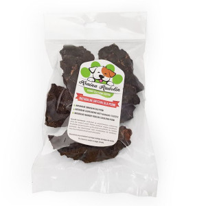 KRAINA RADOLIN WĄTROBA WOŁOWA 200g przysmak dla psa GRYZAKI NATURALNE