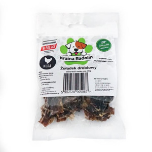 KRAINA RADOLIN ŻOŁĄDEK DROBIOWY 40g Przysmak dla psa gryzaki naturalne