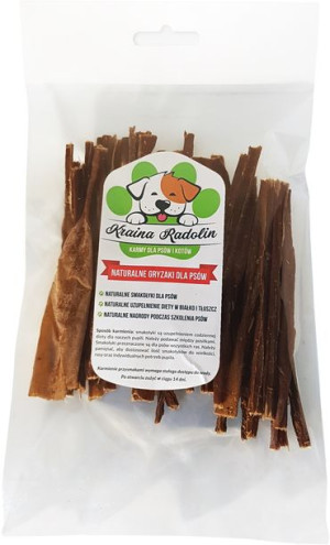 KRAINA RADOLIN JELITO WIEPRZOWE 80g Spagetti przysmak psa gryzaki naturalne