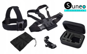 SZELKI walizka głowę ZESTAW do GoPro 10 9 8 7 5