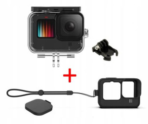 Obudowa Wodoszczelna + silikonowa 50m do GoPro 9