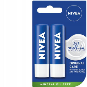 NIVEA POMADKA PIELĘGNUJĄCA Original Care 2 sztuki