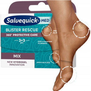 Salvequick Plastry Na Pęcherze Hydrożelowe 6szt