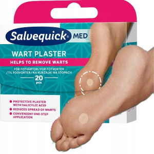 Salvequick Plastry Na Kurzajki Podeszwowe 20szt