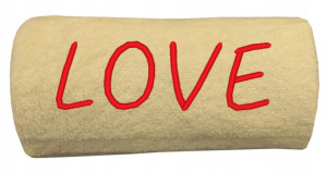 Haftowany ręcznik LOVE miłość Walentynki 50x90