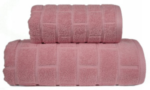 Ręcznik Brick 70x140 Greno Różany