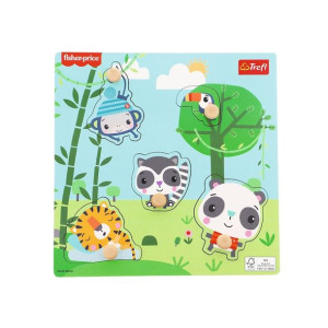 Układanka drewniana Fisher Price Dżungla