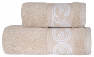 Ręcznik Taboo 70x140 Beżowy Beż Greno