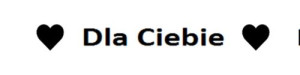 Wszywka metka Dla Ciebie 5,5 x 1,5 cm 20 szt.