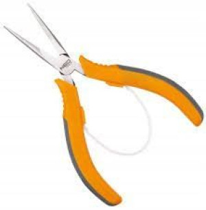 Szczypce precyzyjne wydłużone proste 130mm 01-102