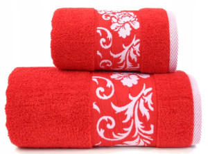Ręcznik Glamour 70x140 Czerwony Greno