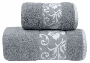 Ręcznik Glamour 70x140 Jasny Popiel Greno