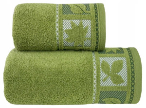 Ręcznik Love Natura 70x140 Zielony Bawełna Greno