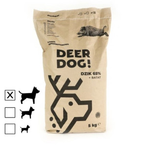 Deer Dog DZIK z batatami 5 kg karma sucha przysmak dla psa DZICZYZNA