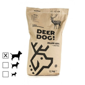 Deer Dog JELEŃ z jeżynami 12 kg karma sucha przysmak DZICZYZNA