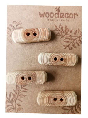 Guziki kołki modrzew kołek Woodecor 4 szt.