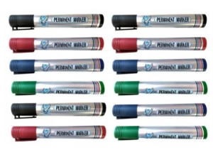 Marker Permanentny Okrągły Kolorowy 1 Sztuka