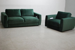OŁS nowy komplet 2+1 SOFA kanapa, welur