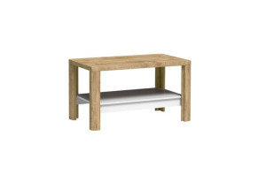 Stolik Kawowy Ława  110 cm LIZBONA RIBBECK + BIAŁY POŁYSK