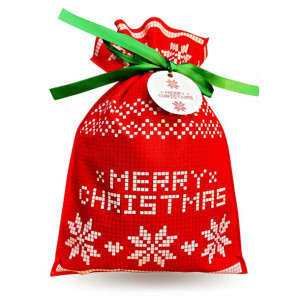WOREK ŚWIĄTECZNY NA PREZENT Merry Christmas 25x60