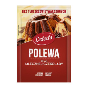 Polewa DELECTA smak mlecznej czekolady 100 g