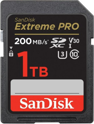 Karta Sandisk Extreme Pro Sdxc 1tb 200/140 Mb/s C10 V30 Uhs-i U3
