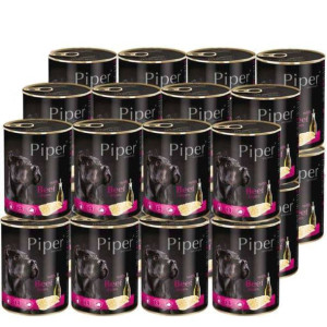 24x Karma mokra dla psa PIPER z żołądkami wołowymi 400g