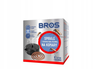 Spirale Na Komary Z Dekoracyjną Osłoną 6szt Bros