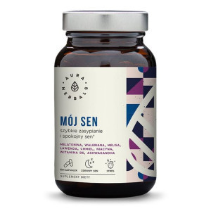 Aura Mój Sen Szybkie Zasypianie - 60kaps Mocny Sen