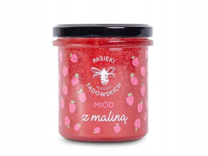 Miód Z Maliną 430g Pasieki Sadowskich
