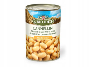 Bio Fasola Biała Drobna Puszka 400g Bio Idea