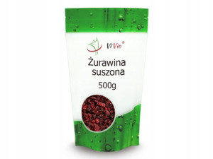Żurawina Suszona Cięta 500g Naturalna Świeża Vivio